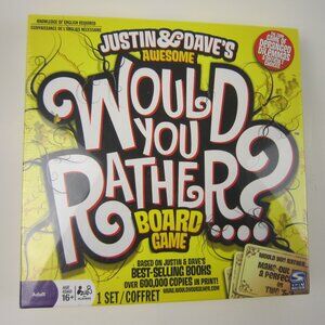 Justin & Daves Awesome Would You Rather Board Game Adult Version New Sealed Box